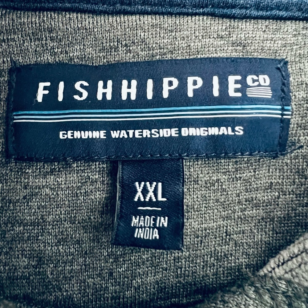 Fish Hippie Gray Pullover Hoodie - Picture 3 of 7